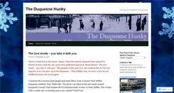 Desktop Screenshot of duquesnehunky.com