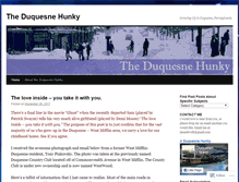 Tablet Screenshot of duquesnehunky.com